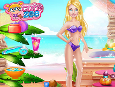 barbie beach games