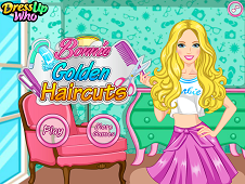 gold hair games barbie