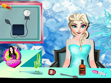 elsa flu doctor game