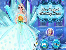 elsa wedding dress game