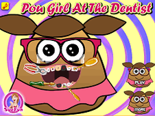 Pou Bichinho Virtual no Dentista - jogos online de menina