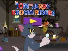 Tom and Jerry Broom Riders