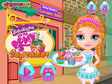 barbie cupcakes games