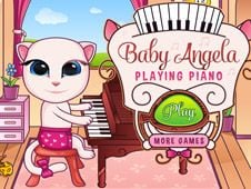Baby Angela Playing Piano Online