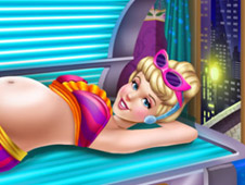 Cinderella Pregnant Tanning Solarium