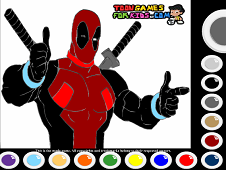 Deadpool Coloring Online