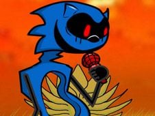 FNF: Majin Sonic Sings Ballistic FNF mod game play online