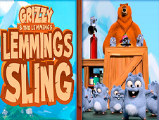 🕹️ Play Grizzy Lemmings Launch Game: Free Online HTML5 Grizzy & the  Lemmings Slingshot Video Game for Kids & Adults
