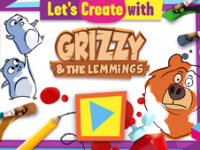 Let's Create with Grizzy and the Lemmings Online