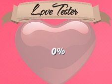 Using a love tester game that people in my class used last year