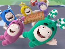 Oddbods Pizza Race Online