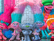 Trolls Characters Puzzle Online