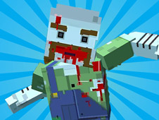 Shooting Zombie Blocky Gun Warfare