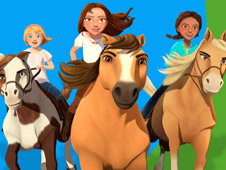 Spirit Riding Free Animated Coloring Book