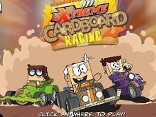The Loud House Extreme Cardboard Racing Online
